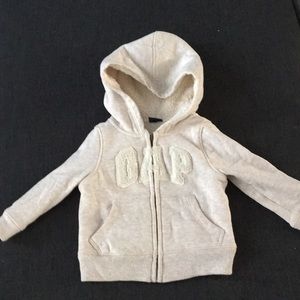 BabyGap hooded sweatshirt.